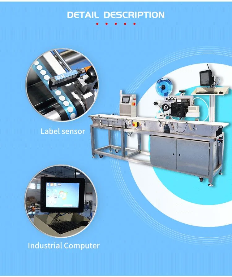 Automatic Inkjet Printing Weight Check High Accuracy Weighing Jet Printer