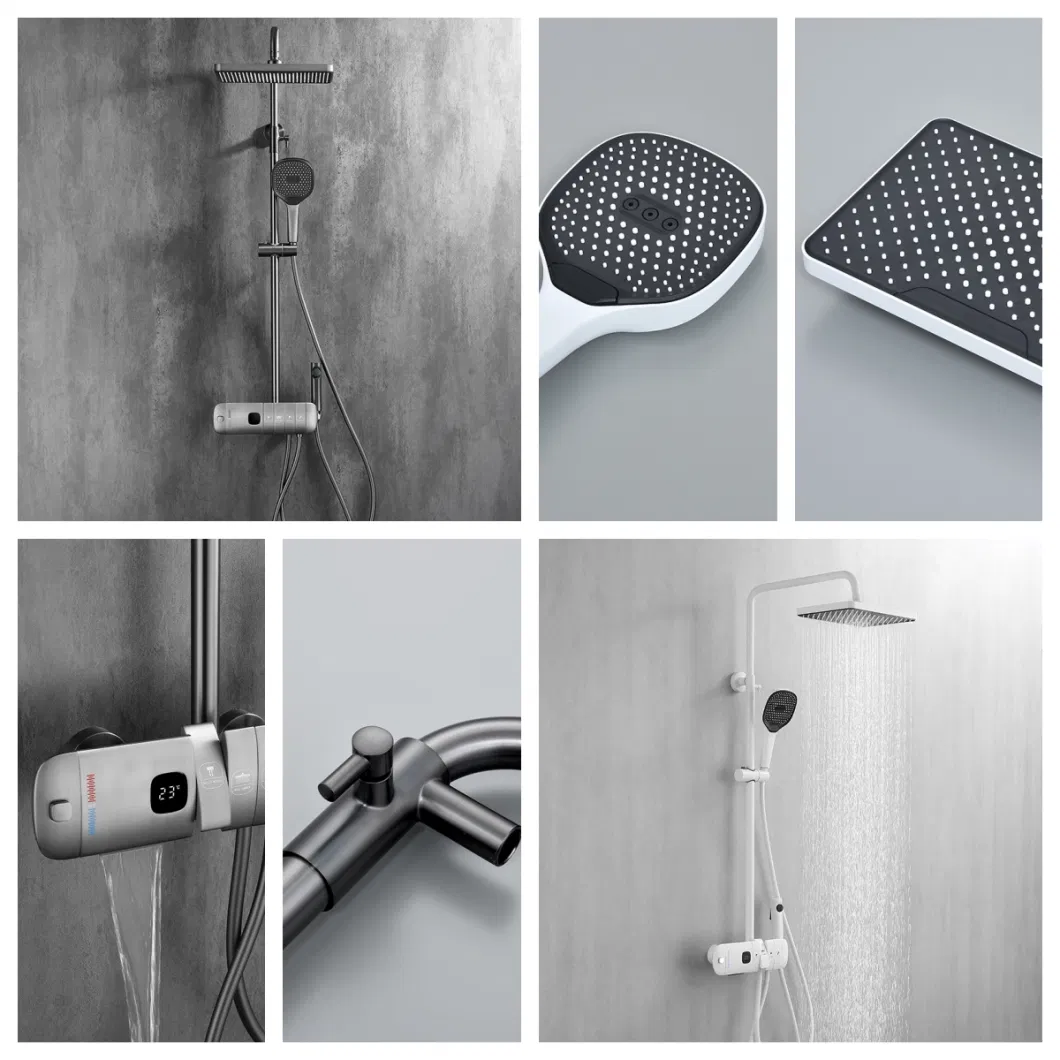 Rainshower Factory Round Stainless Steel Bathroom Shower Sets