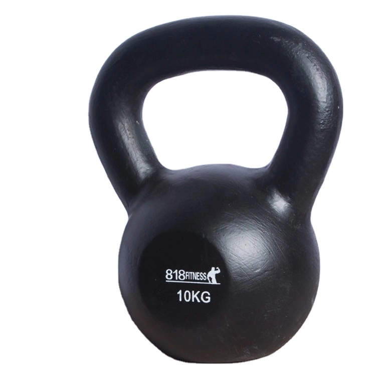 Strength Training Weight Lifting Gym Fitness Equipment Customizable Baking Cast Iron Solid Professional Fitness Kettlebell