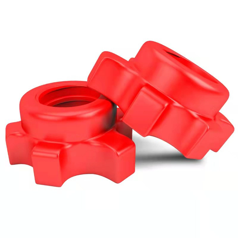 Environmentally Friendly 2 PCS Adjustable Dumbbell Bar Clamps Hexagonal Nut Buckle Sub-Bell Connection Dumbbell Twist Screw Wyz20145