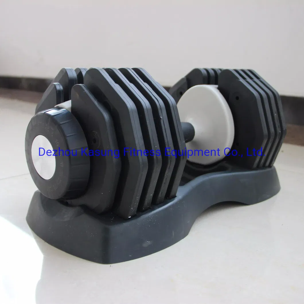 Top Quality Fixed Rubber Coated Dumbbell with 2.5kg to 60kg