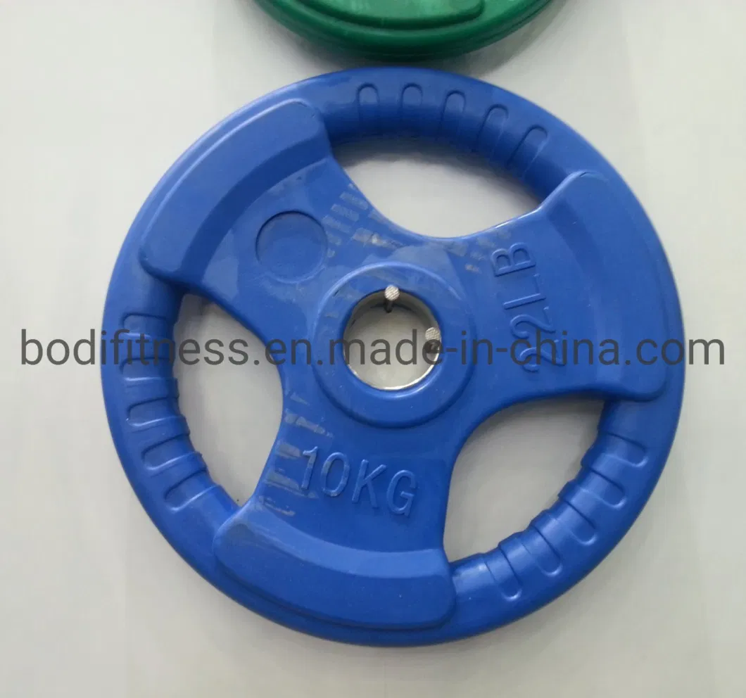 Gym Dumbbell Equipments Weight Lifting Plates Color Rubber Plate