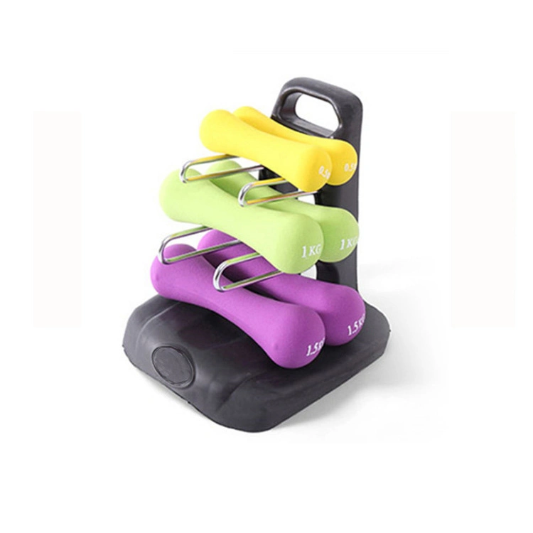 12 Kg Neoprene Weight Lifting Portable Free Colorful Gym Equipment Bone Dumbbell