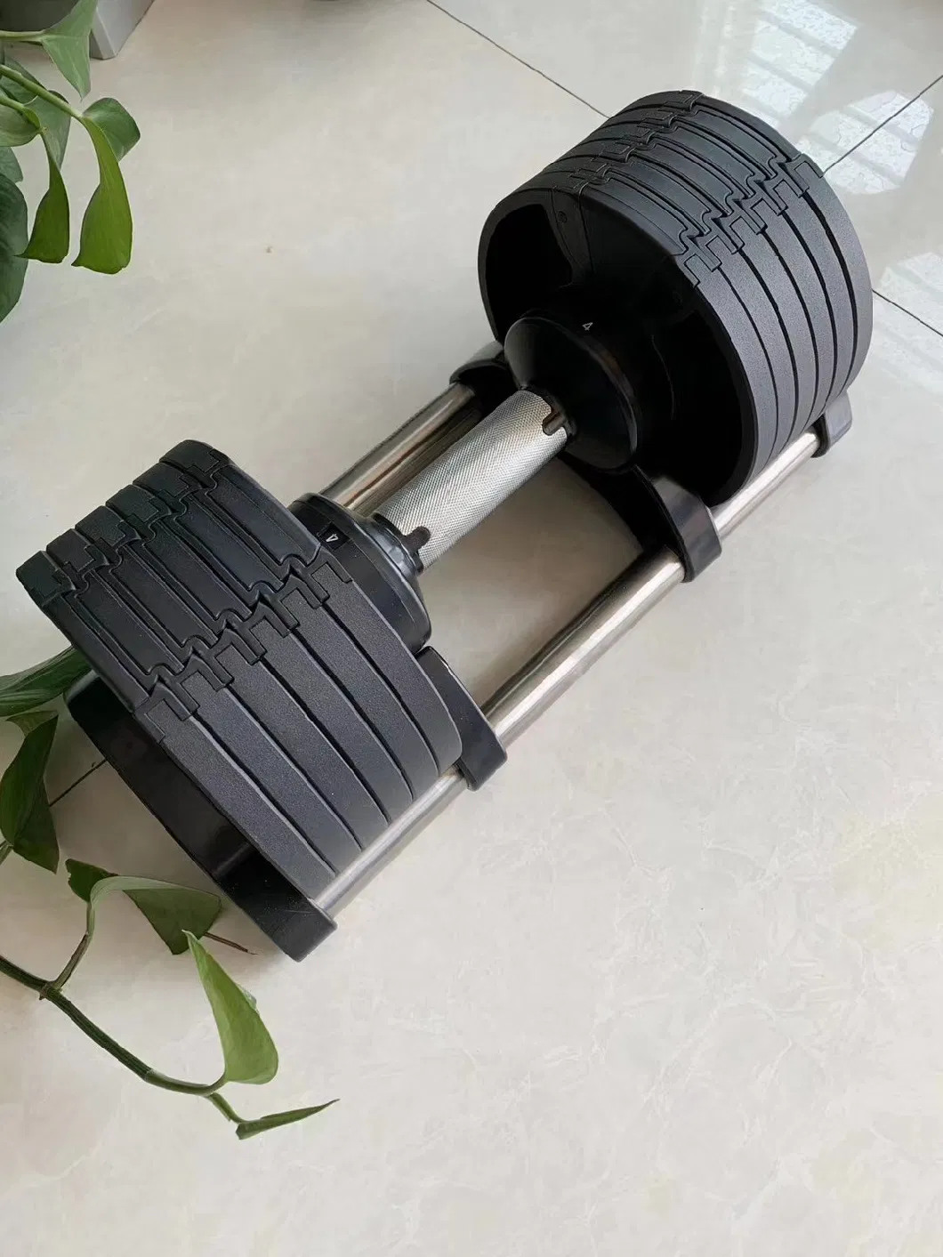 Hot Sale Gym Free Weights Weight Lifting Cast Iron Adjustable Dumbbells 20kg/45lb with Color Available