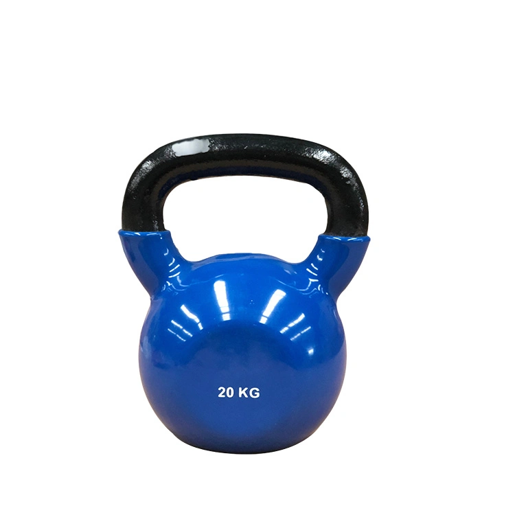 20kg Kettlebell Weightlifting Vinyl Coated Gym Equipment Fitness Kettlebell