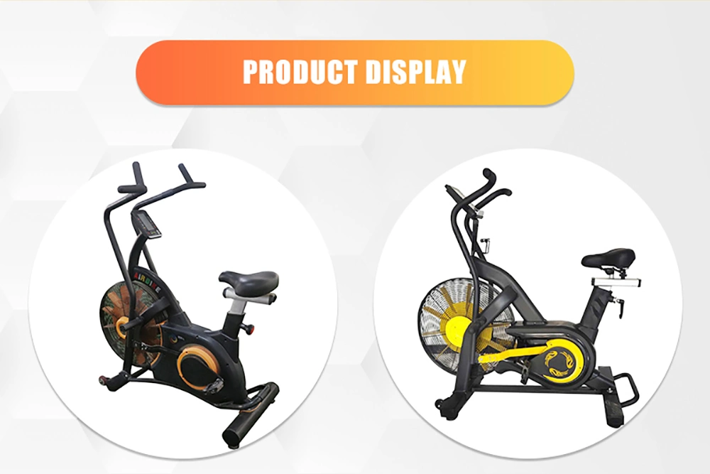 Comfortable Ride Clear Digital Display Indoor Exercise Airbike Commercial Air Bike