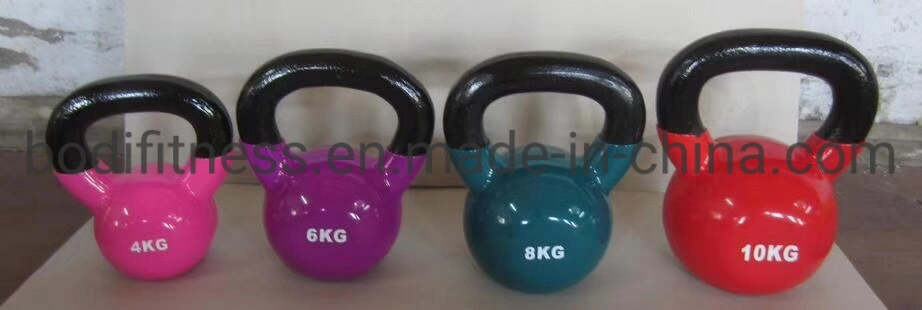 Factory Wholesale Kettlebell Dumbbell Family Fitness Equipment Gym Professional Fitness Vinyle Kettlebell