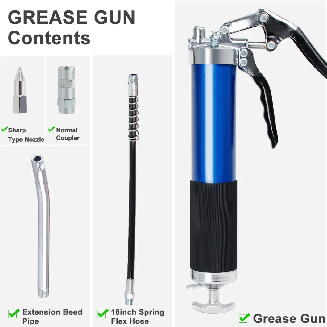 Light Weight High Pressure Powerful Hand Manual Grease Gun