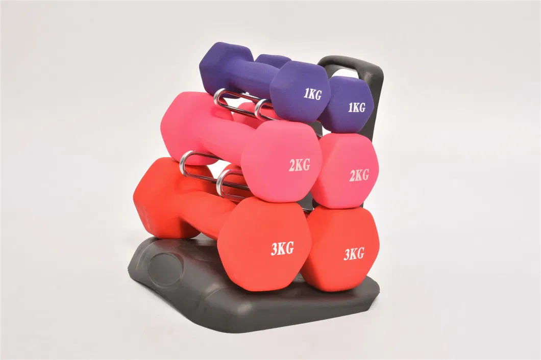 Dumbbells Vinyl Coated Multi Color Hand Weight Dumbbell for Strength Training