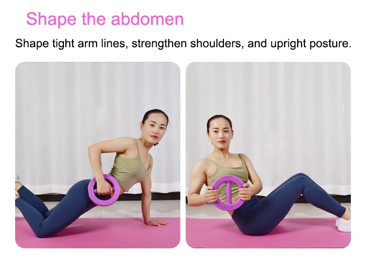 New Arrival Yoga Training Gym Lifting Strength Equipment Power Training Women PVC Round Cement Dumbbell