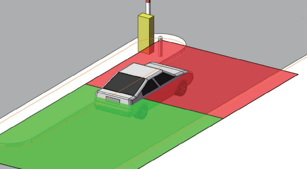 Parking Barrier Lidar Sensor, Laser Radar Sensor for Vehicle Separating