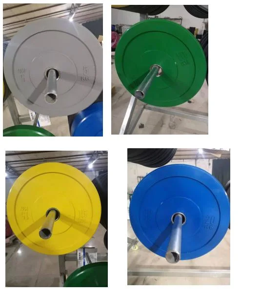 Rubber Barbell Bumper Weight Plates