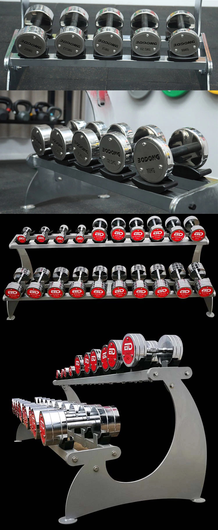 Cheap Price Commercial Home Gym Body Building Dumbbell Revolve Rotate Dumbbell Set