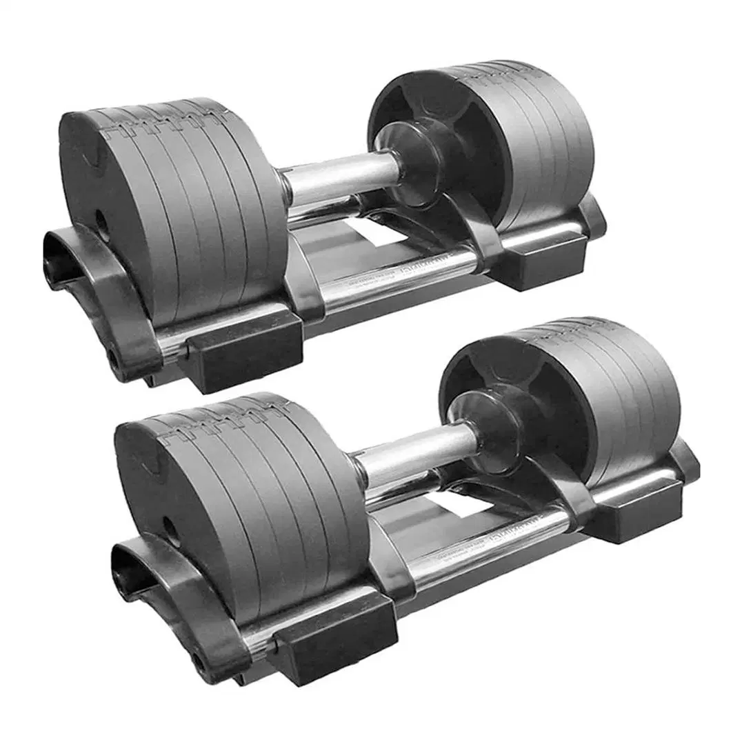 High Quality Gym Fitness Dumbbell Set Weight Lifting Wholesale Fitness 12kg 16kg 20kg 32kg 36kg Adjustable Dumbbell Set