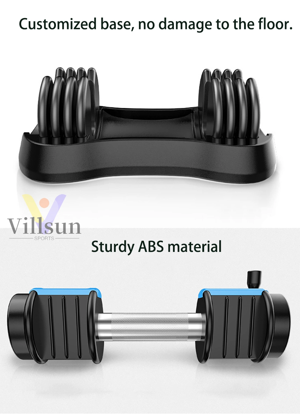 Wholesale Dumbbells for Sale 20kg 24kg Adjustable Weight Changing Dumbbell Set