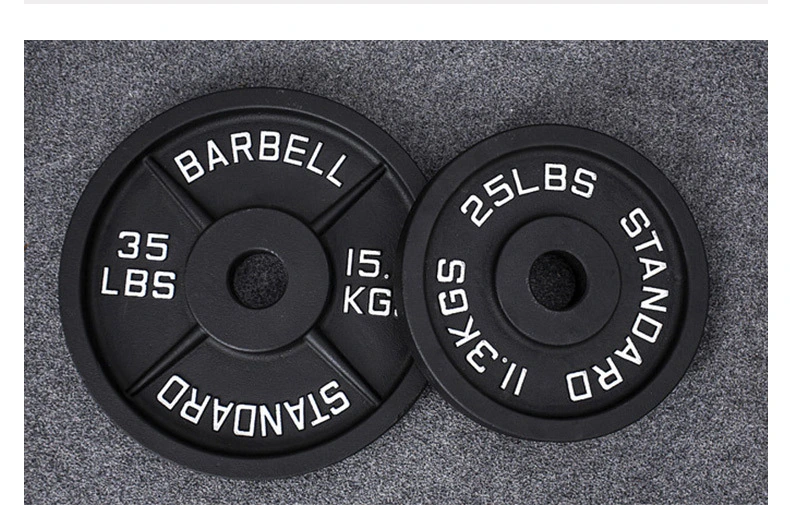 High Quality Cast Iron Standard Dumbbell Weight Plates Pounds Weight Lifting