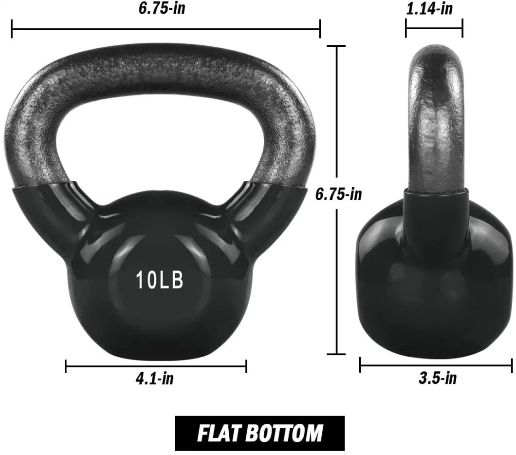 Gym Fitness Strength Training Massage Dumb Kettle Bell for Women