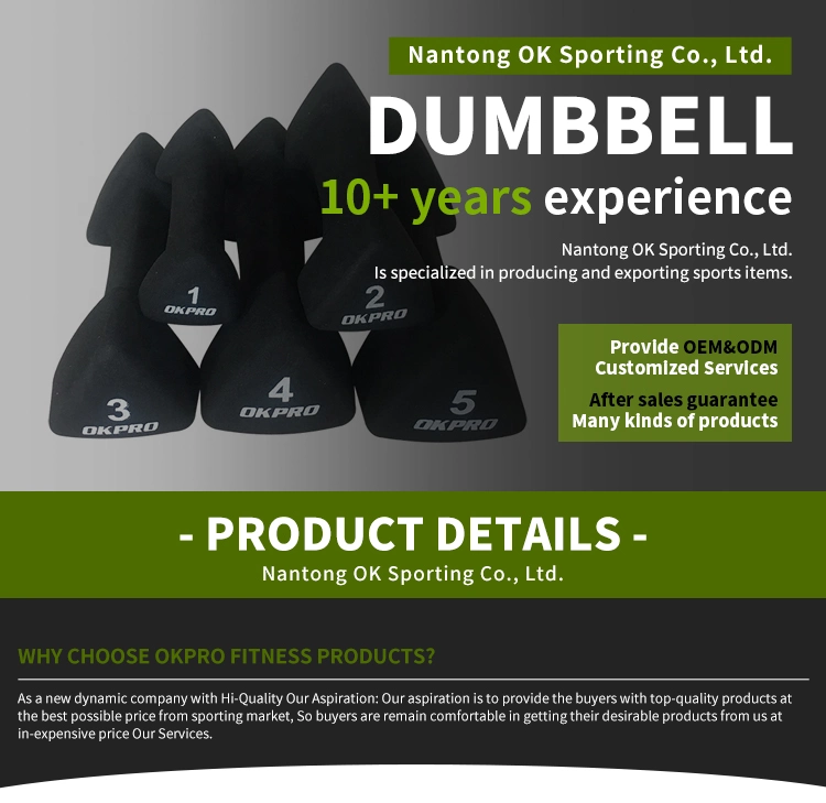 Factory Customized Women Gym Use Vinyl PVC Neoprene Dipping Cheap Dumbbell for Sale Cheap Dumbbell Sets