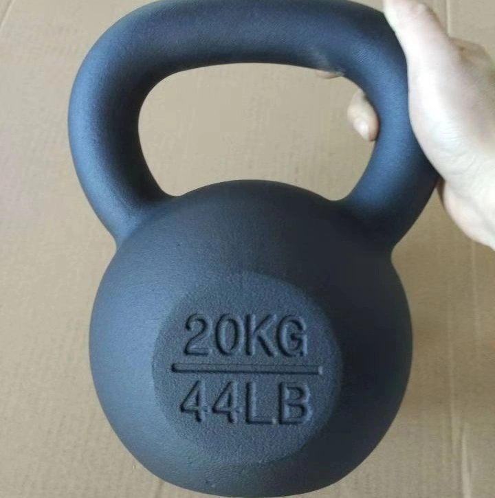 4kg 16kg 20kg 48kg Engraved Kg Lb Gym Kettlebell Weight Yoga Fitness Customize Casting Iron Kettle Bell