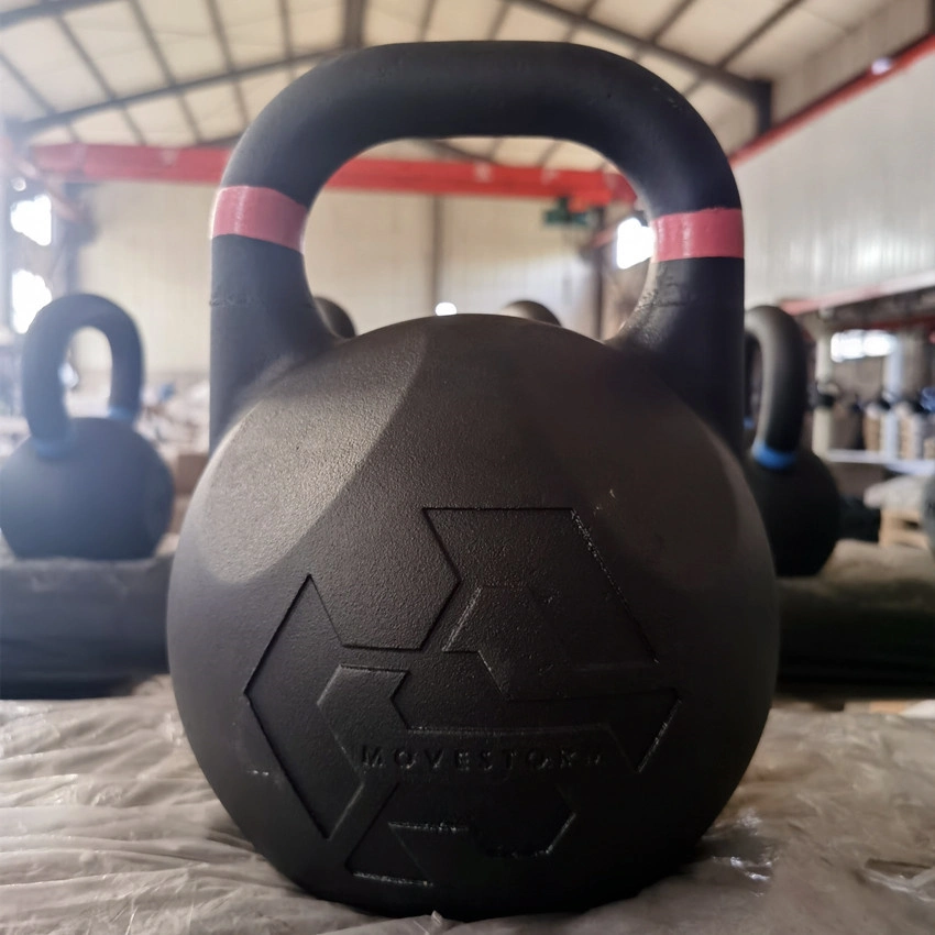 Solid Cast Iron Kettlebell Weights Great for Workout and Strength Training Custom Kettle Bell Black Color Cast Iron Weight Lifting Training Concave Kettlebell