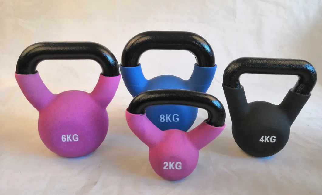 Wholesale Neoprene Vinyl Coating Kettlebell Gym Kettle Bell for Sale