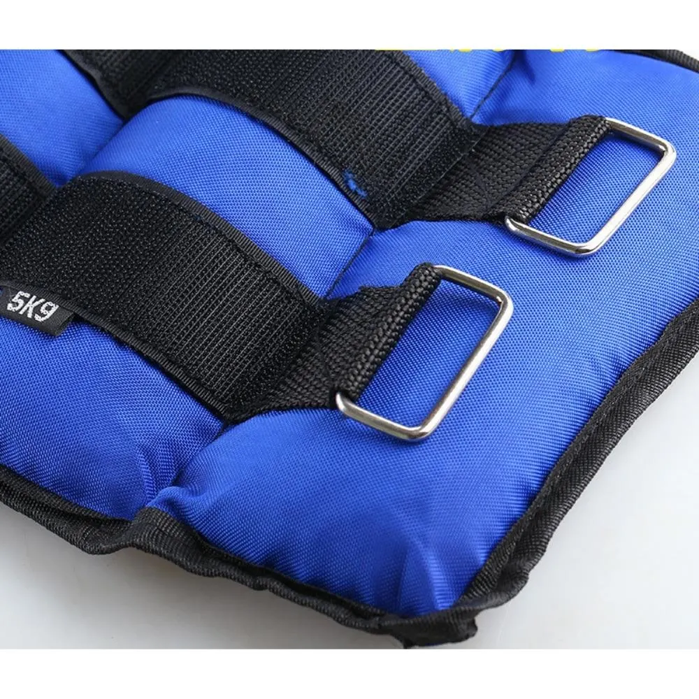 High-Quality Adjustable Pair Leg Ankle Wrist Iron Sand Bag Pair 5kg Lose Weight Sandbag Neoprene Fitness Ankle Sandbag Wyz20534