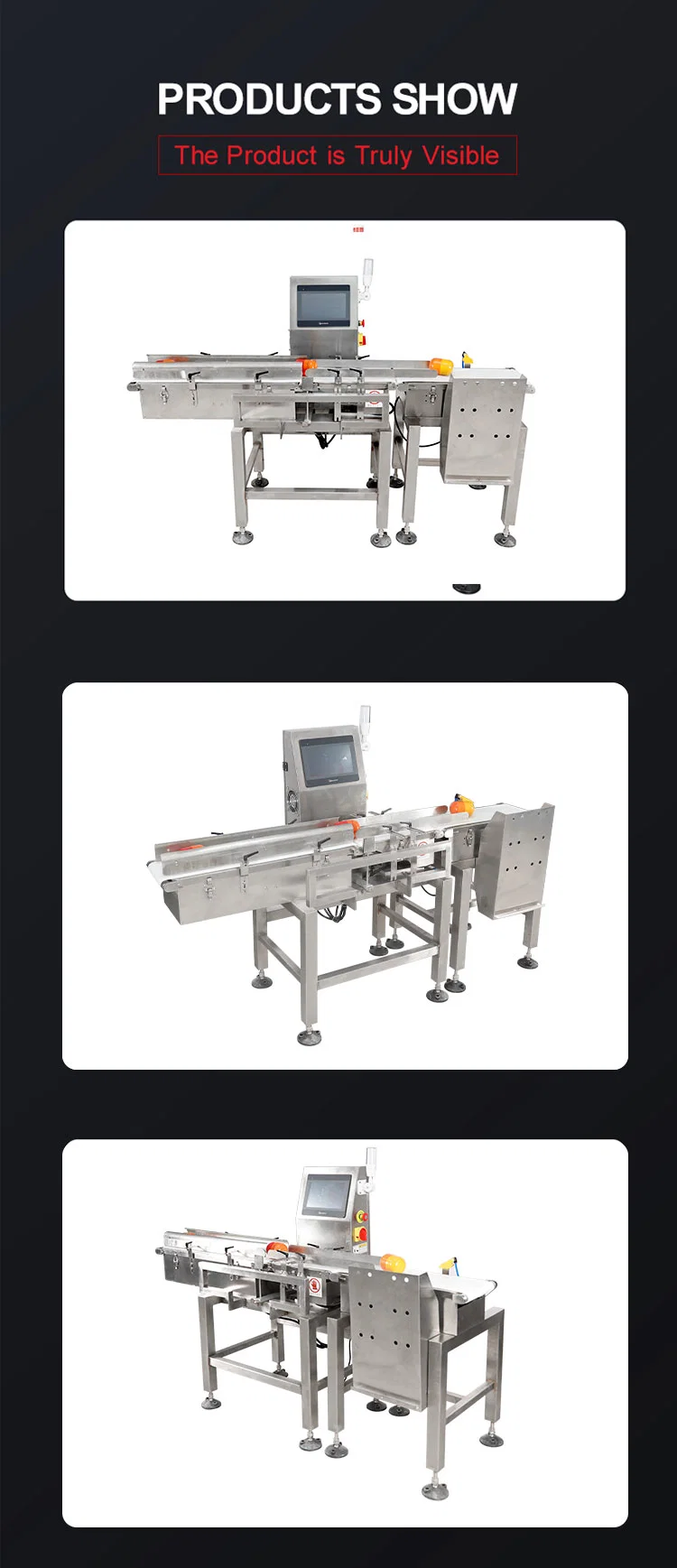 Automatic Checkweighers Online Check Product&prime;s Weight