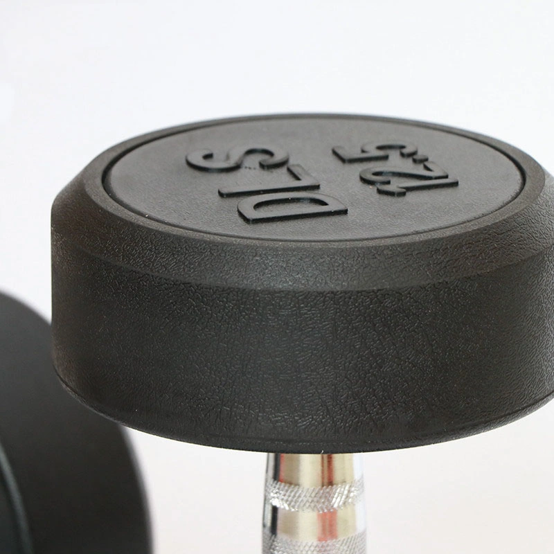 Wholesale Full Body Workout Dumbbell Home Gym Rubber Coated Round Head Weights Dumbbells