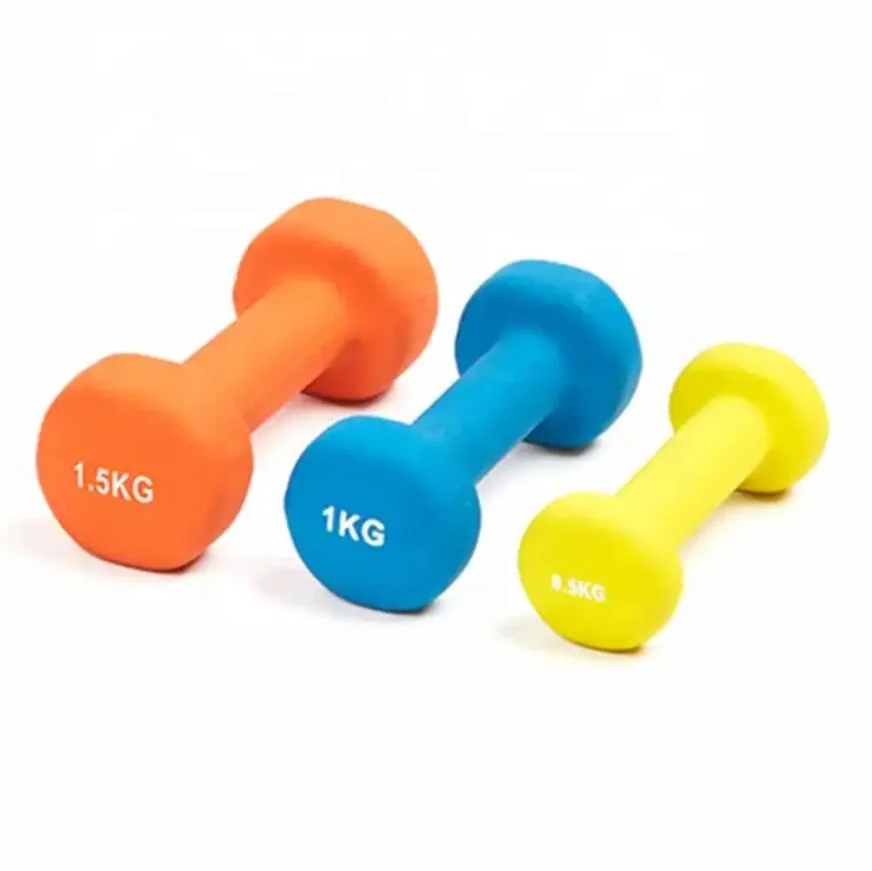 Fitness Equipment Neoprene Dumbbell Set Used for Indoor or Outdoor Gym