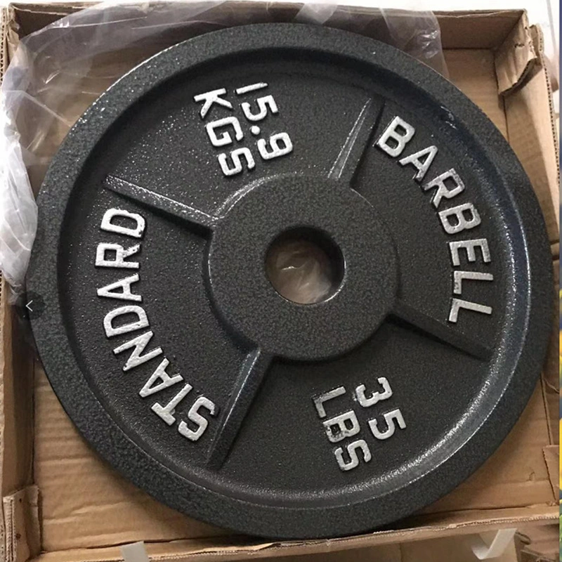 High Quality Cast Iron Standard Dumbbell Weight Plates Pounds Weight Lifting