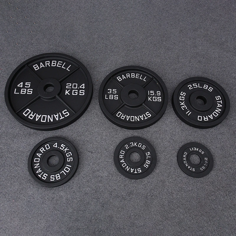 High Quality Cast Iron Standard Dumbbell Weight Plates Pounds Weight Lifting