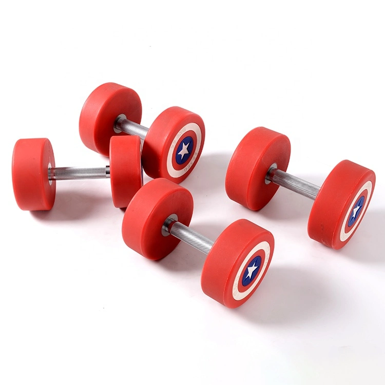 OEM Service Professional PU Dumbbell Gym Fitness Weightlifiting Dumbbell