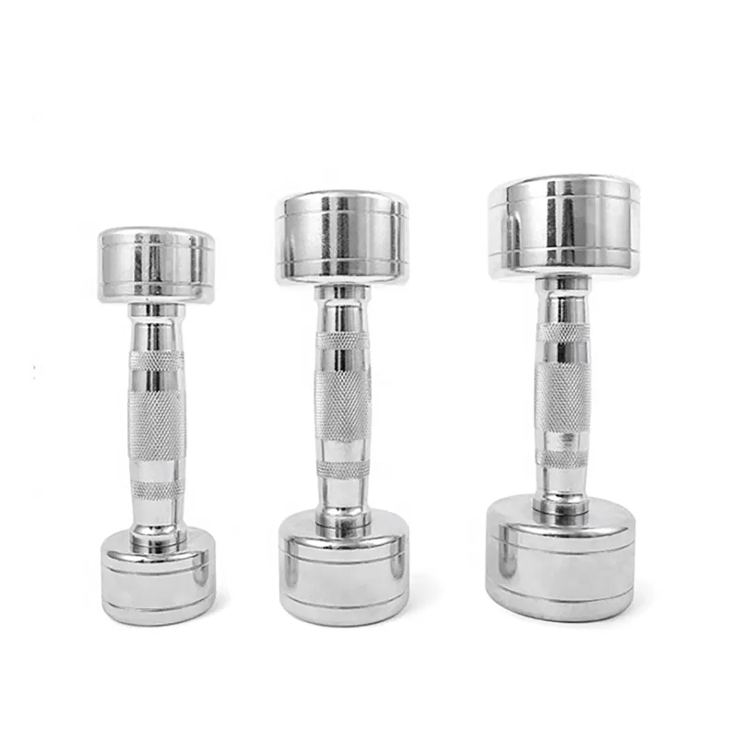 High Quality Chrome Steel Dumbbell Best Selling Small Weight Chromed Dumbbell Set