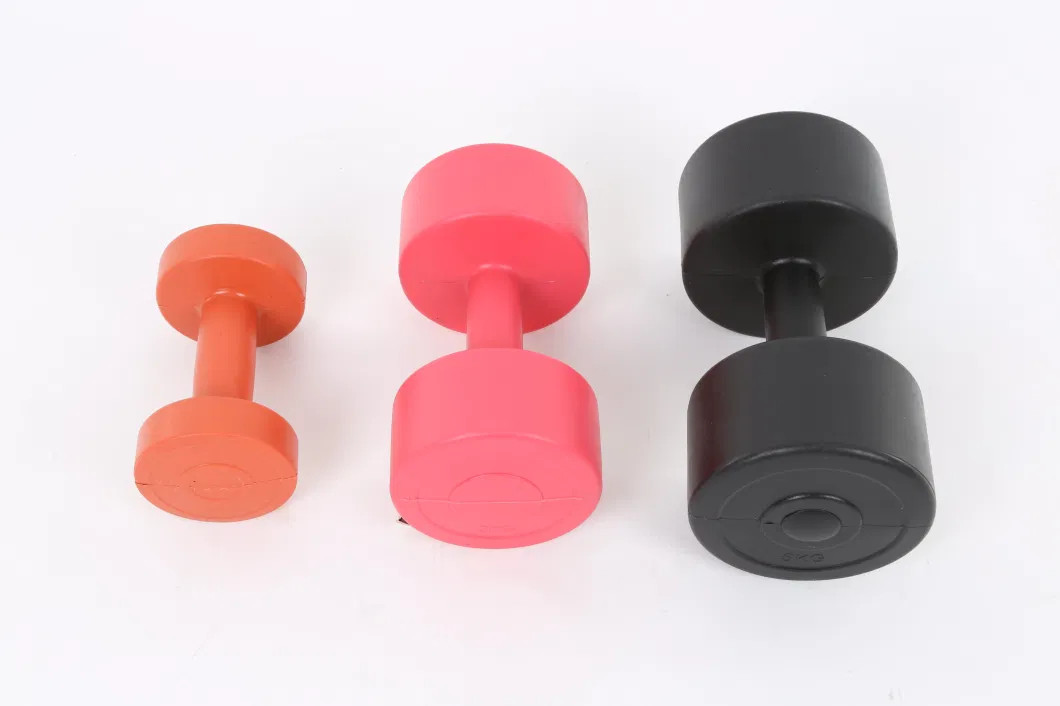 Round Cement Dumbbells for Men, Women, Beginners