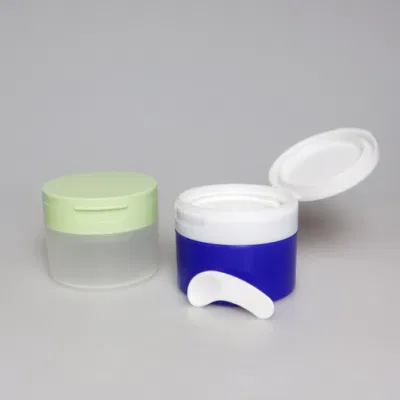  Hot Selling Empty Cosmetic Plastic Packaging 25oz 100ml Plastic Frosted Cream Jar with Pink Lids for Lip Scrub Lip Balm Container