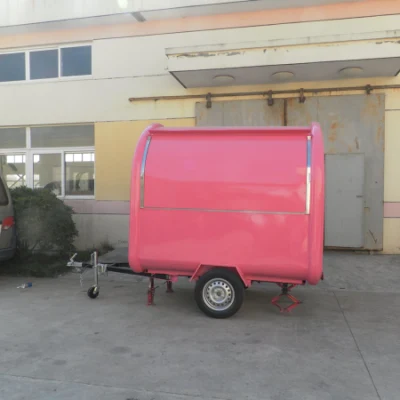 Street Mobile Fast Food Truck Cart Travel Camping Camper Electric Mobile Kitchen Catering Trailer