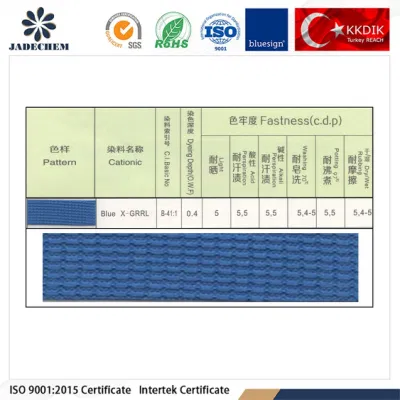  Factory Outlet OEM X-Grrl Blue 41: 1 Basic Dyes