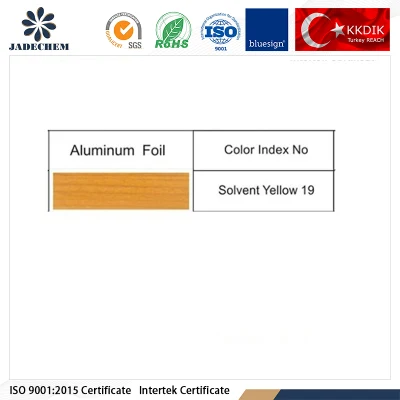  High Performance Solvent Yellow 19 Manufacturer Solvent Yellow 4G Factory Dyes