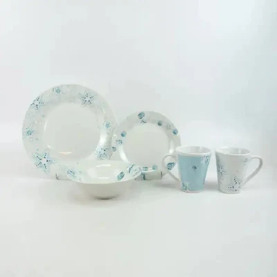 Customizable Packaging Decal Stains Wholesale Halloween Christmas Porcelain Turq Blue Color