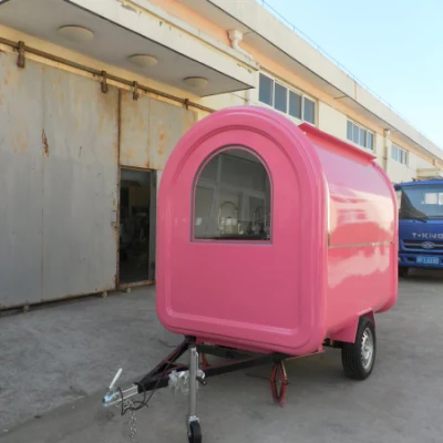 Street Mobile Fast Food Truck Cart Travel Camping Camper Electric Mobile Kitchen Catering Trailer