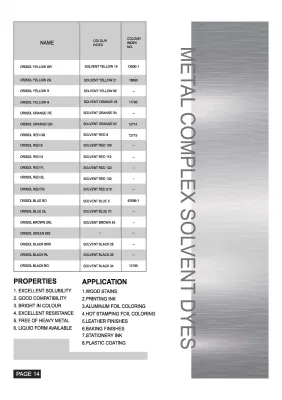 Solvent Black 27 Metal Complex Solvent Dyestuff China Origin