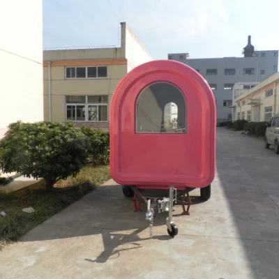 Street Mobile Fast Food Truck Cart Travel Camping Camper Electric Mobile Kitchen Catering Trailer