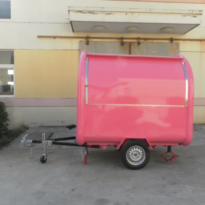 Street Mobile Fast Food Truck Cart Travel Camping Camper Electric Mobile Kitchen Catering Trailer