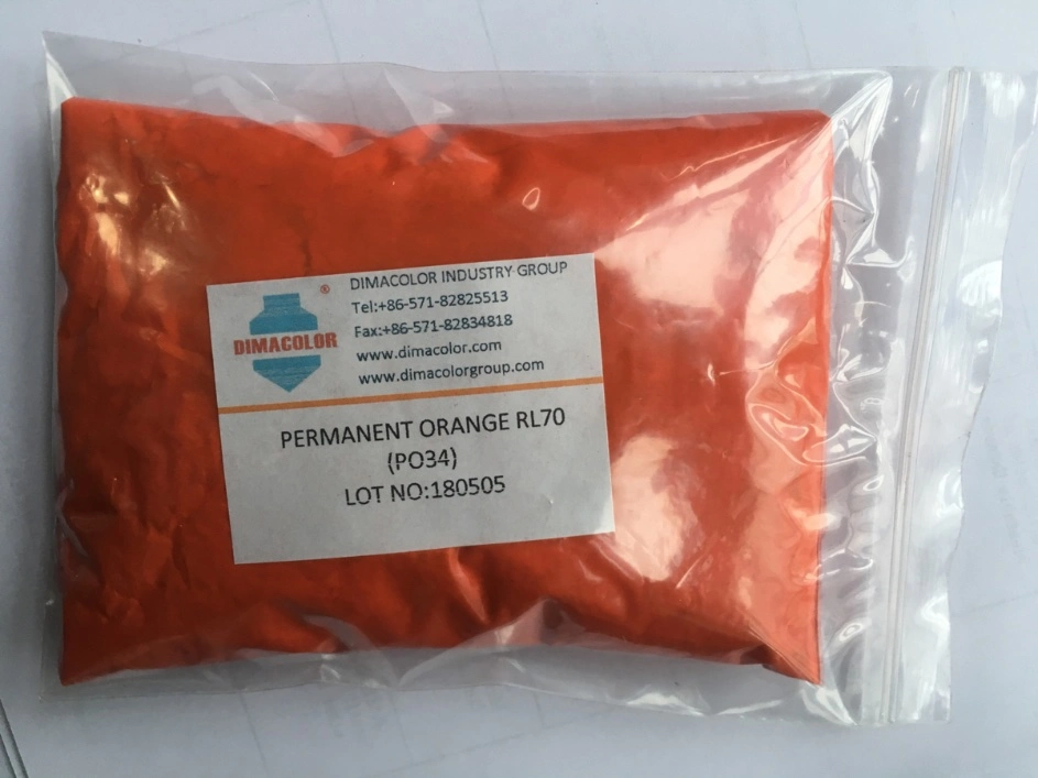 Opaque Pigment Orange 34 for Coating Paint Ink Textile Printing