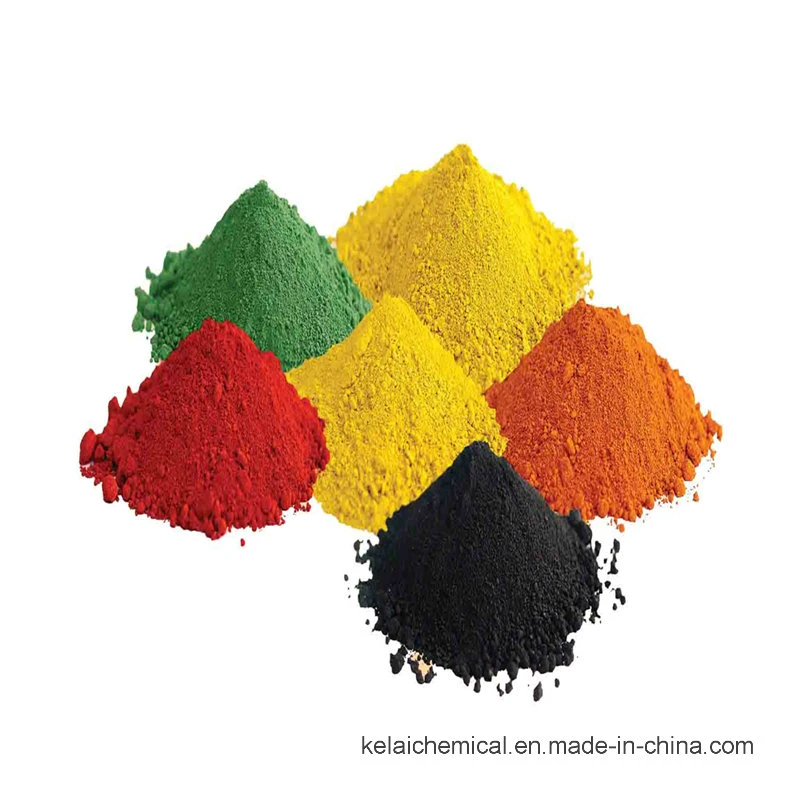 Color Pigment Iron Oxide Red Yellow Black with Factory Price
