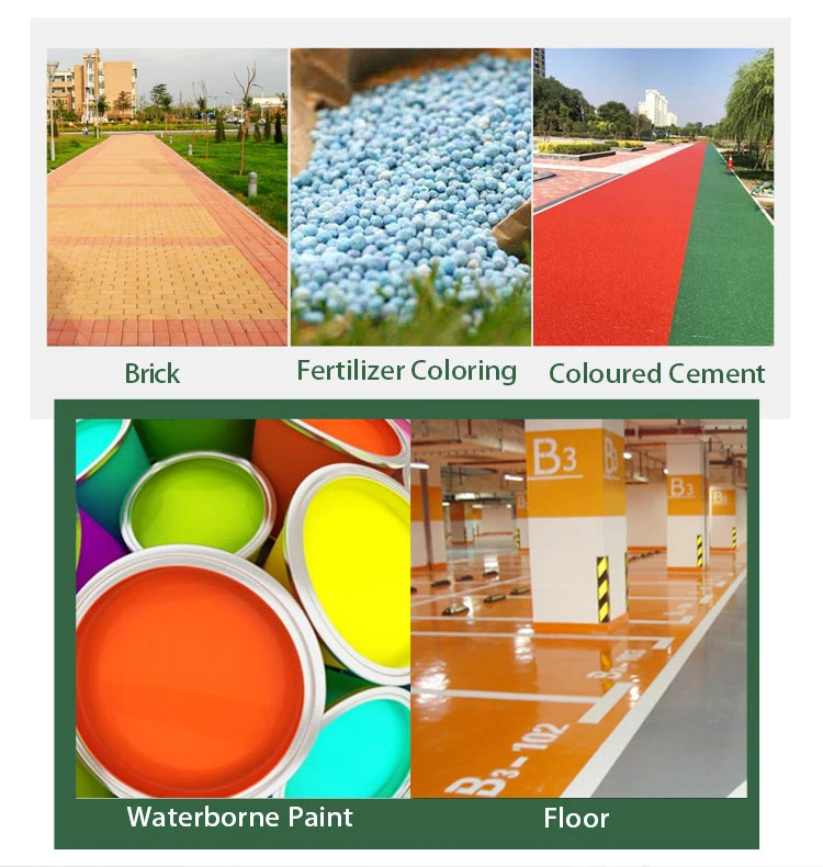 Ld Chemical Inorganic Pigments Cement Products Paint Colorant Iron Oxide Red Yellow Green