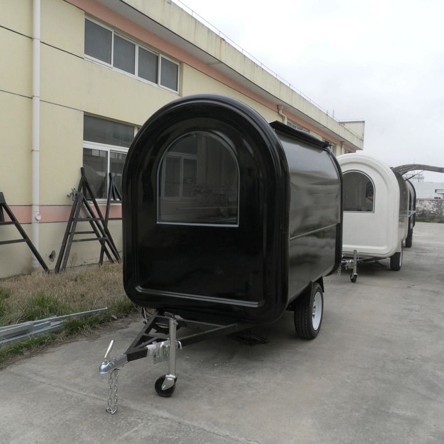 Street Mobile Fast Food Truck Cart Travel Camping Camper Electric Mobile Kitchen Catering Trailer