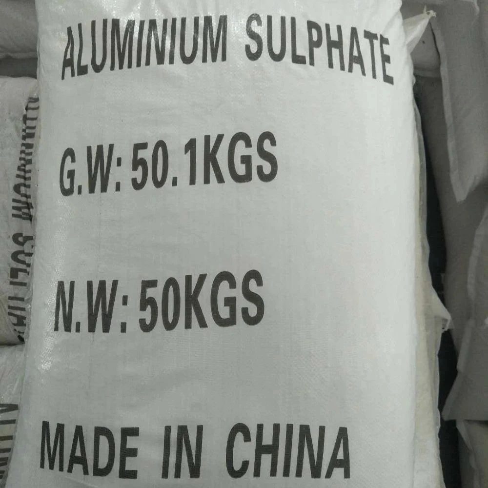 Factory Aluminum Sulphate Powder Granular Flakes with Water Treatment System