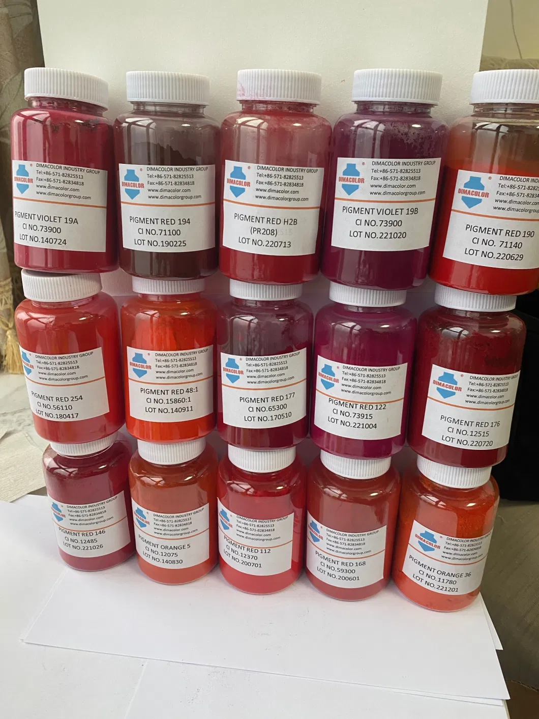 Plastic Pigment Fast Red 2bsp (Pigment Red 48: 3) Good Heat Resistanc