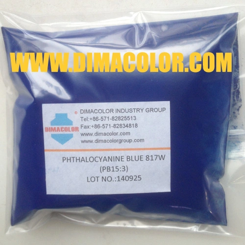 Organic Pigment Phthalocyanine Blue 817W Pb15: 3 for Water Base Ink